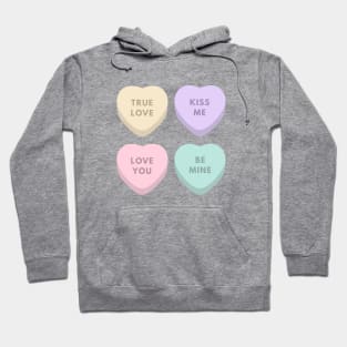 Candy Hearts for Valentines Day Hoodie